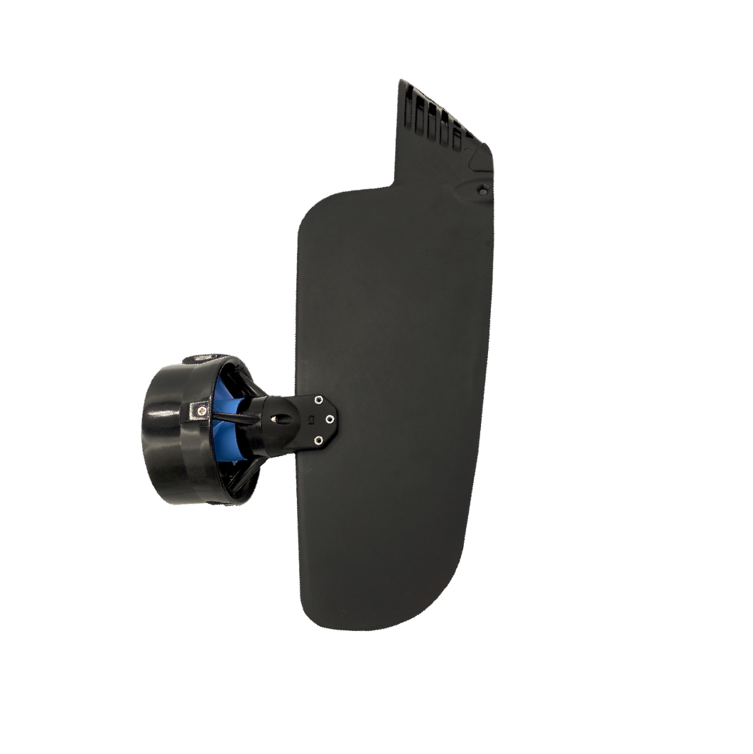 Universal Rudder Mounted Propulsion System for all Kayaks w/ steerable rudders w/o battery case